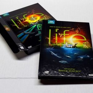 BBC Earth Life DVD Set 4 Disc Narrated By Oprah Winfrey